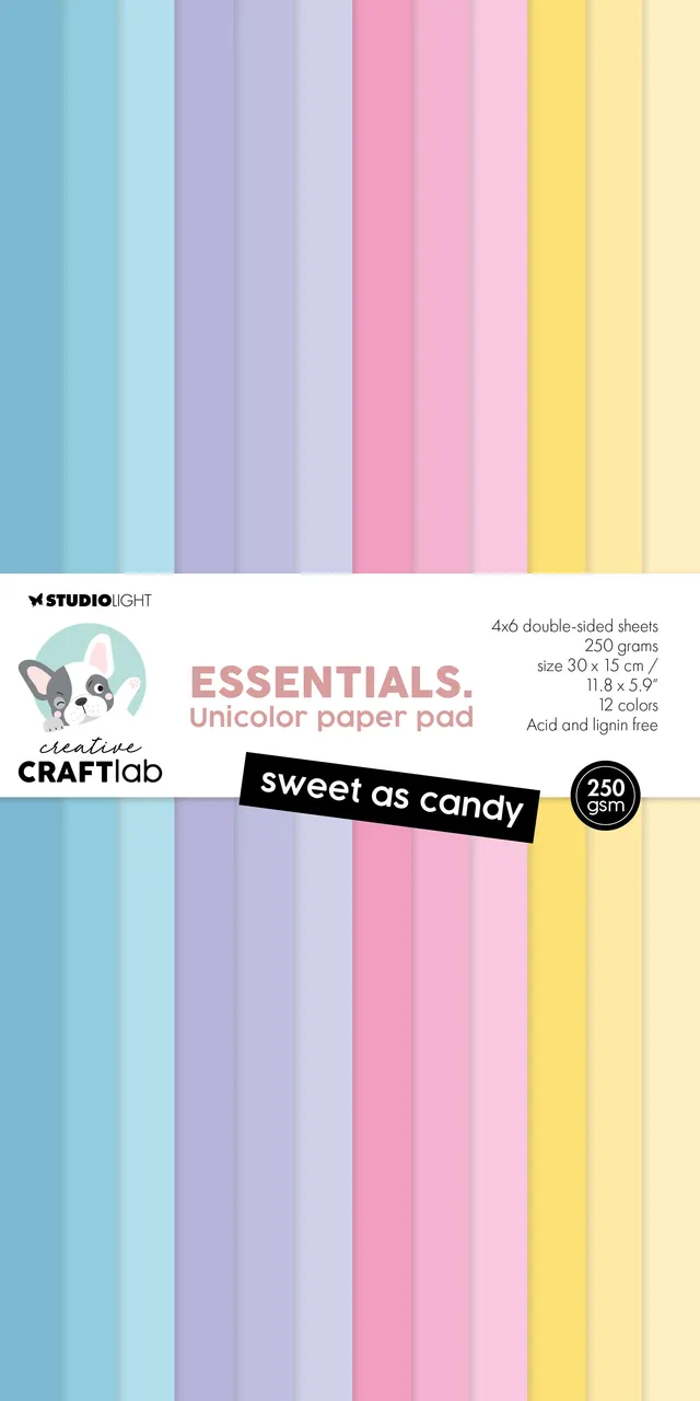 Studio Light Creative Craftlab Sweet as candy papirblokk 24 ark