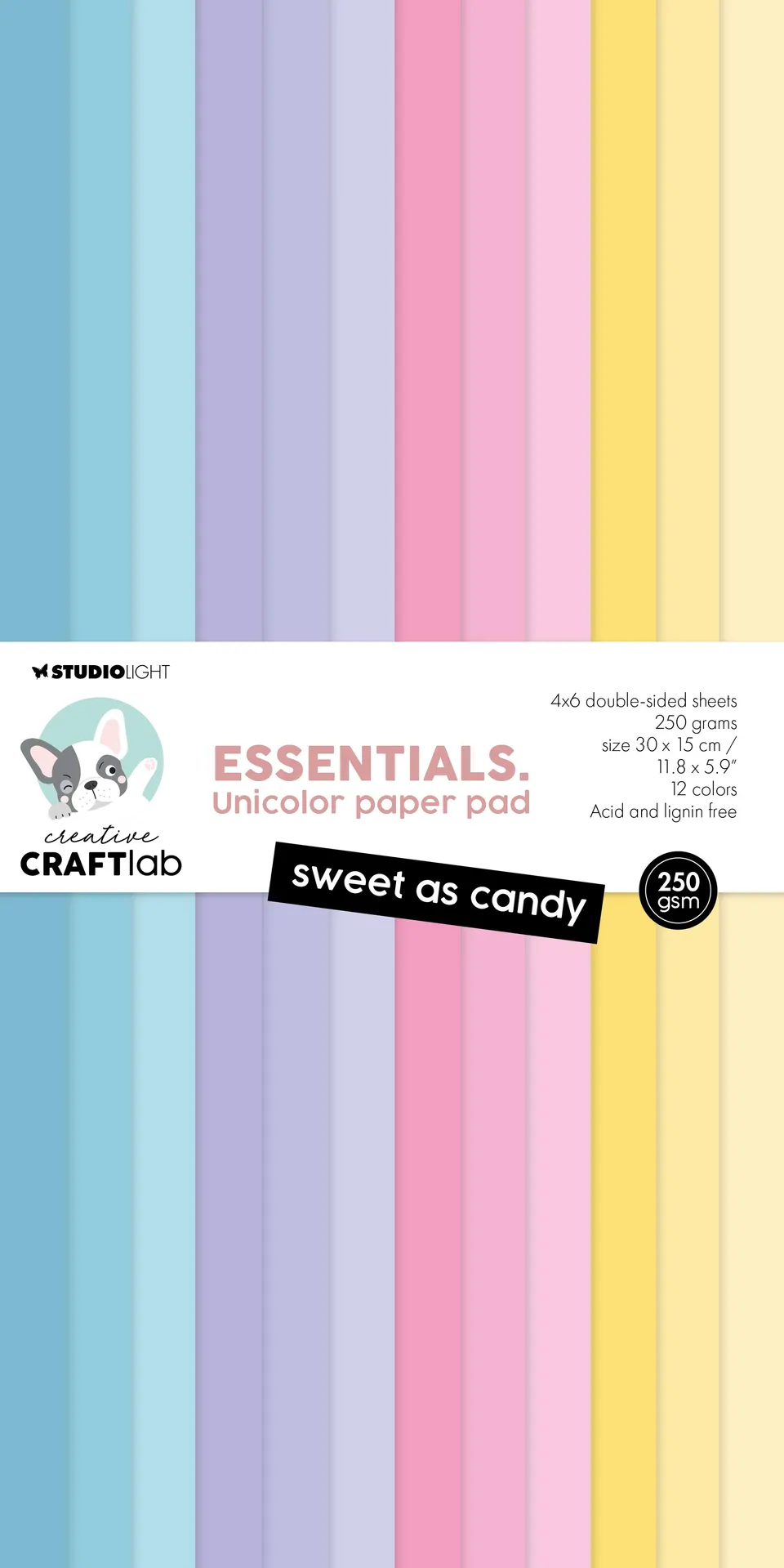 Studio Light Creative Craftlab Sweet as candy papirblokk 24 ark