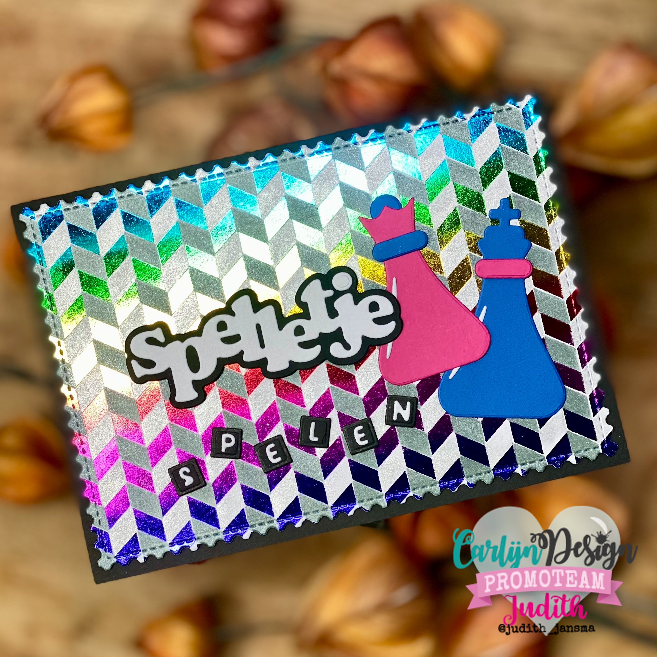CarlijnDesign CDSC-0048 chevron sjablongsett A6+ 2 stk