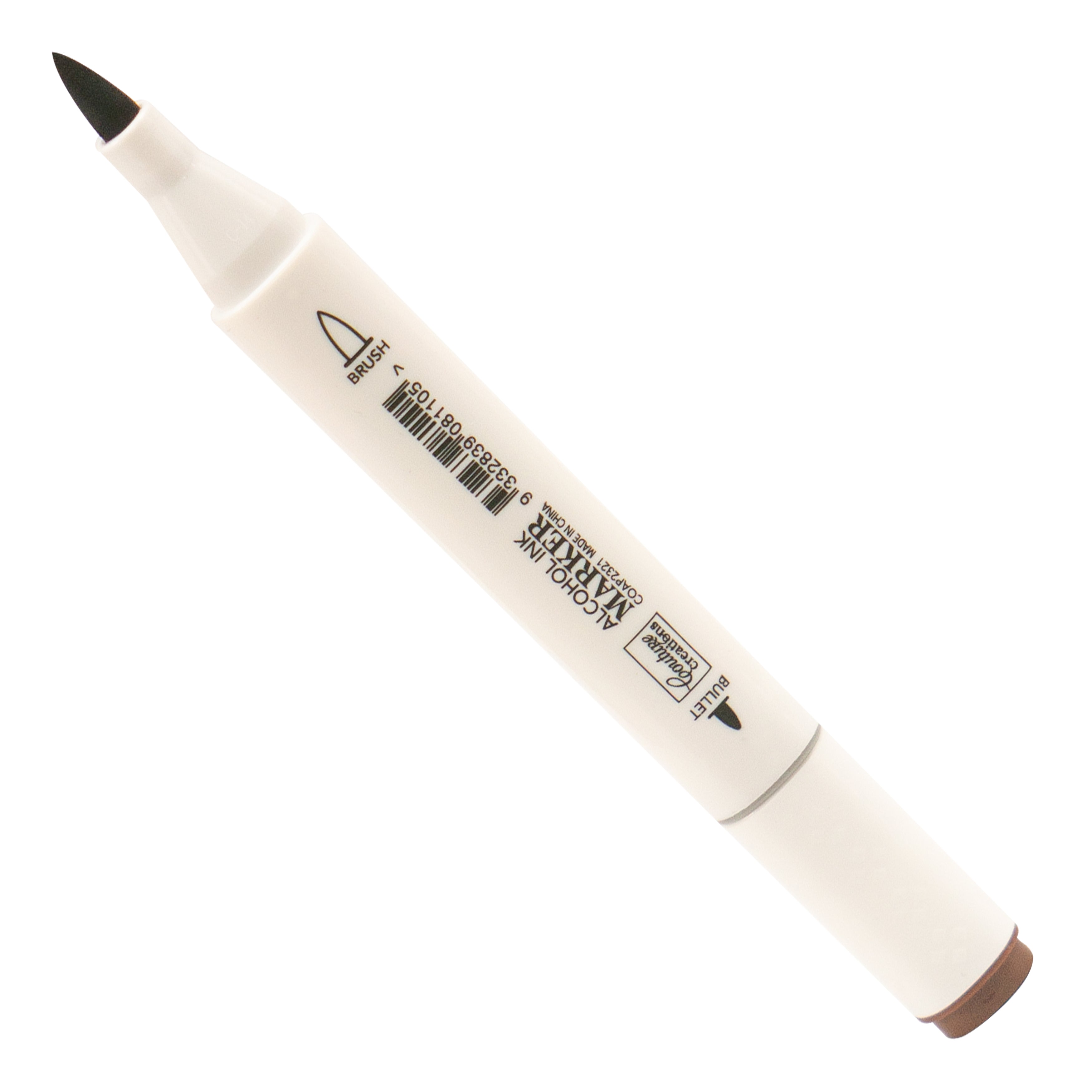 Couture Creations Twin Tip alkoholtusj Walnut dobbel tupp brun