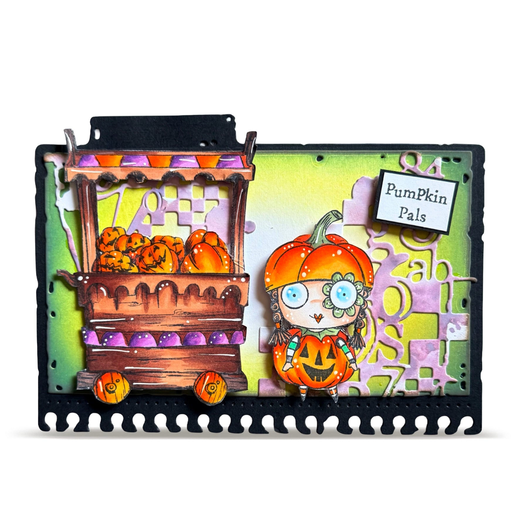 Aall and Create TP-1426 Pumpkin Pals stempelsett A7 halloween