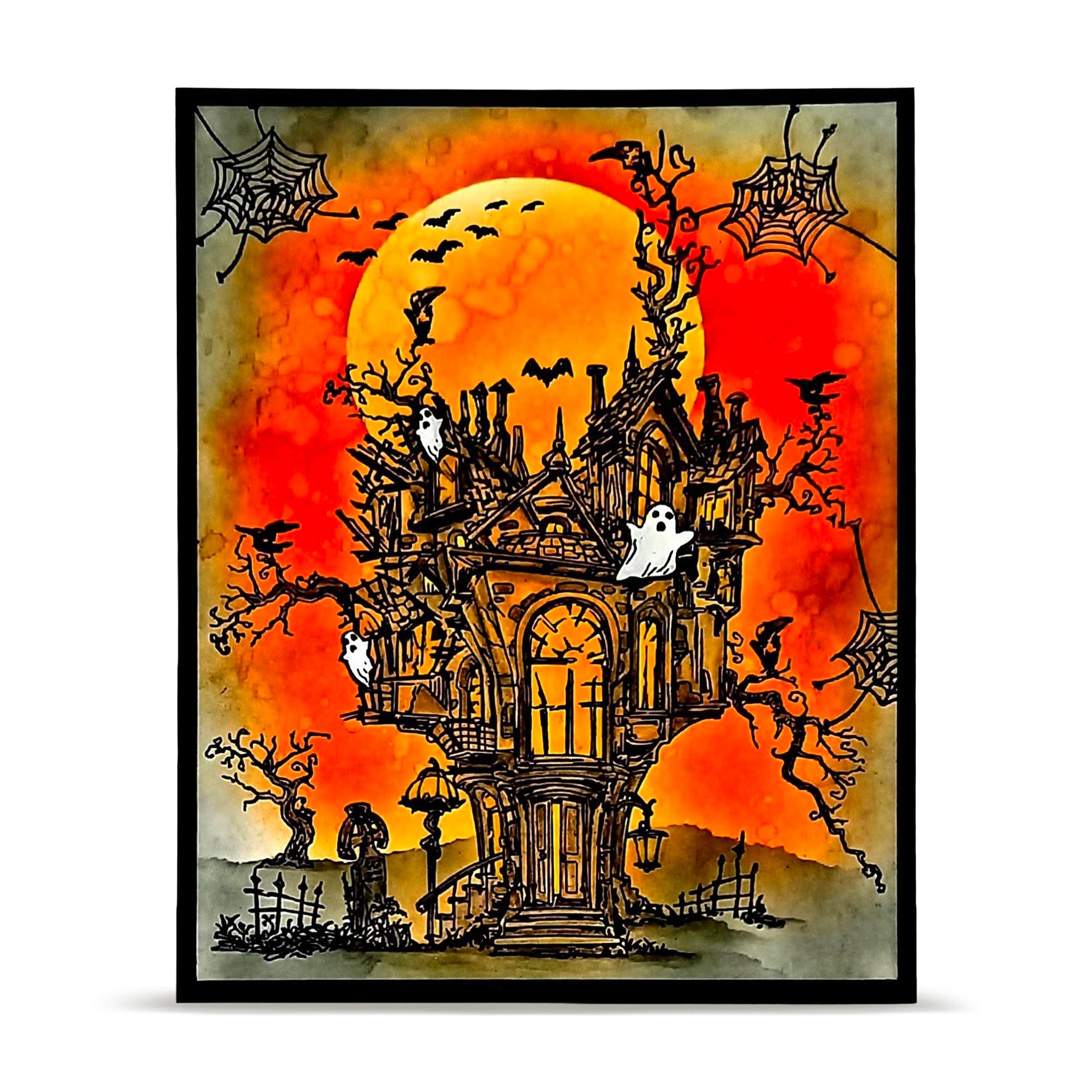 AALL & Create TP-1507 Scarecrow Hollow stempelsett A6 halloween