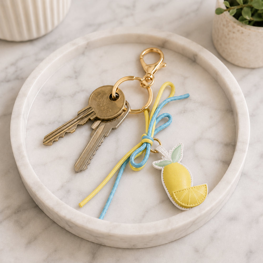 K&Co. Sunset Spritz Rope Keyring nøkkelring sitron tau