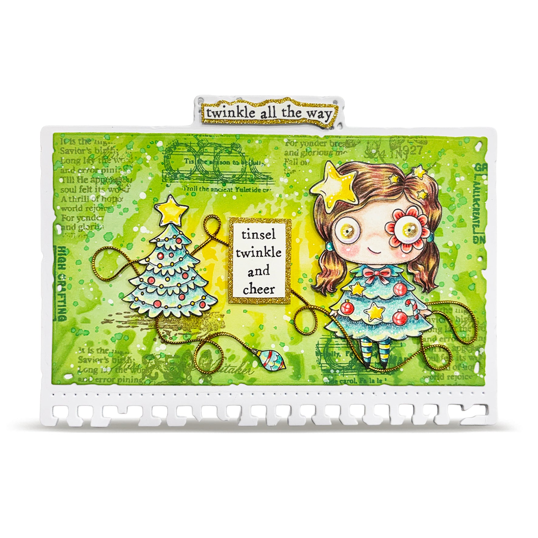 Aall and Create TP-1393 Sparkle Season stempelsett A7 jul