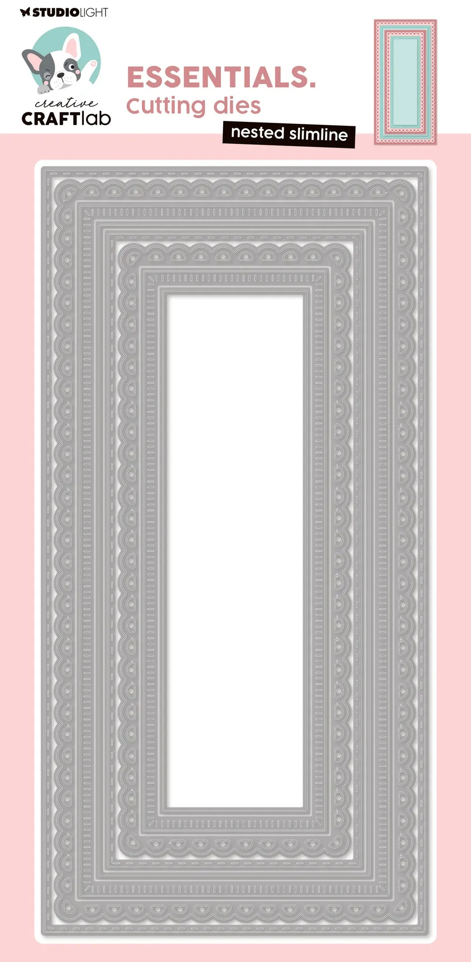 Creative Craftlab Essentials Nested Slimline dies smal