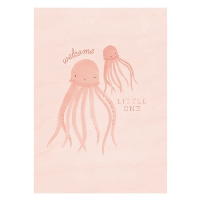 KaiserCraft Bubbles Little Octopus gratulasjonskort 13x18 cm