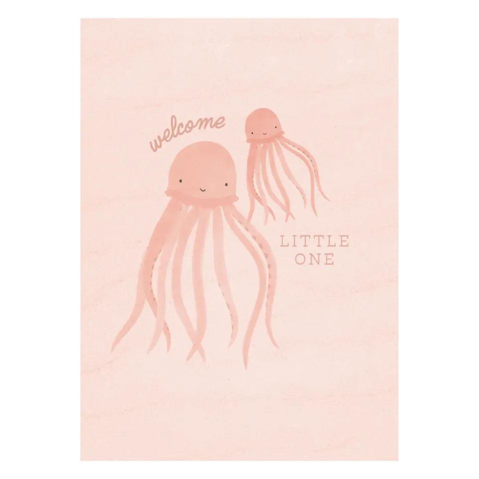 KaiserCraft Bubbles Little Octopus gratulasjonskort 13x18 cm