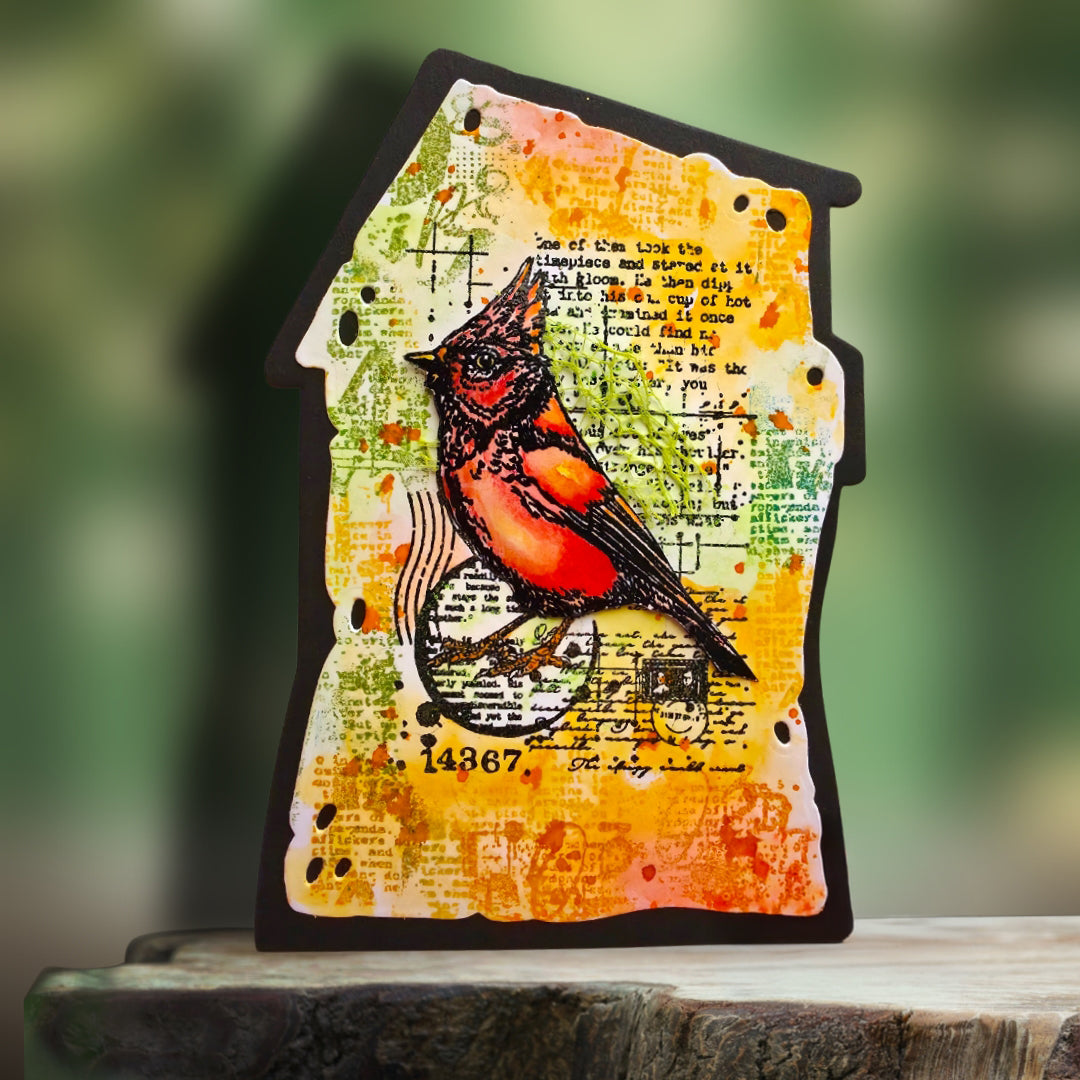 Aall and Create TP-1352 Cardinal Stare stempel A7 fugl
