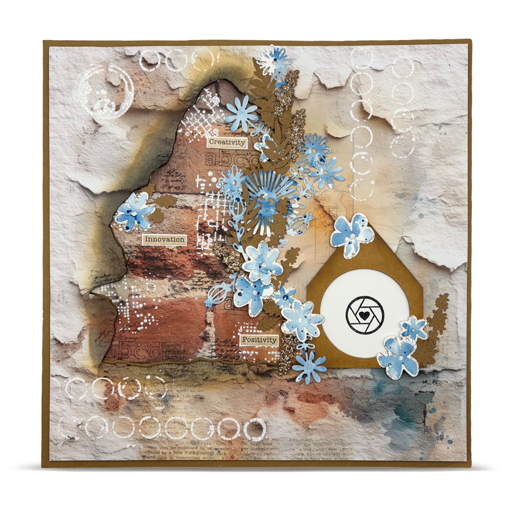 AALL & Create Surface Marks PA-51 designpapir 12x12 10-pk dobbeltsidig
