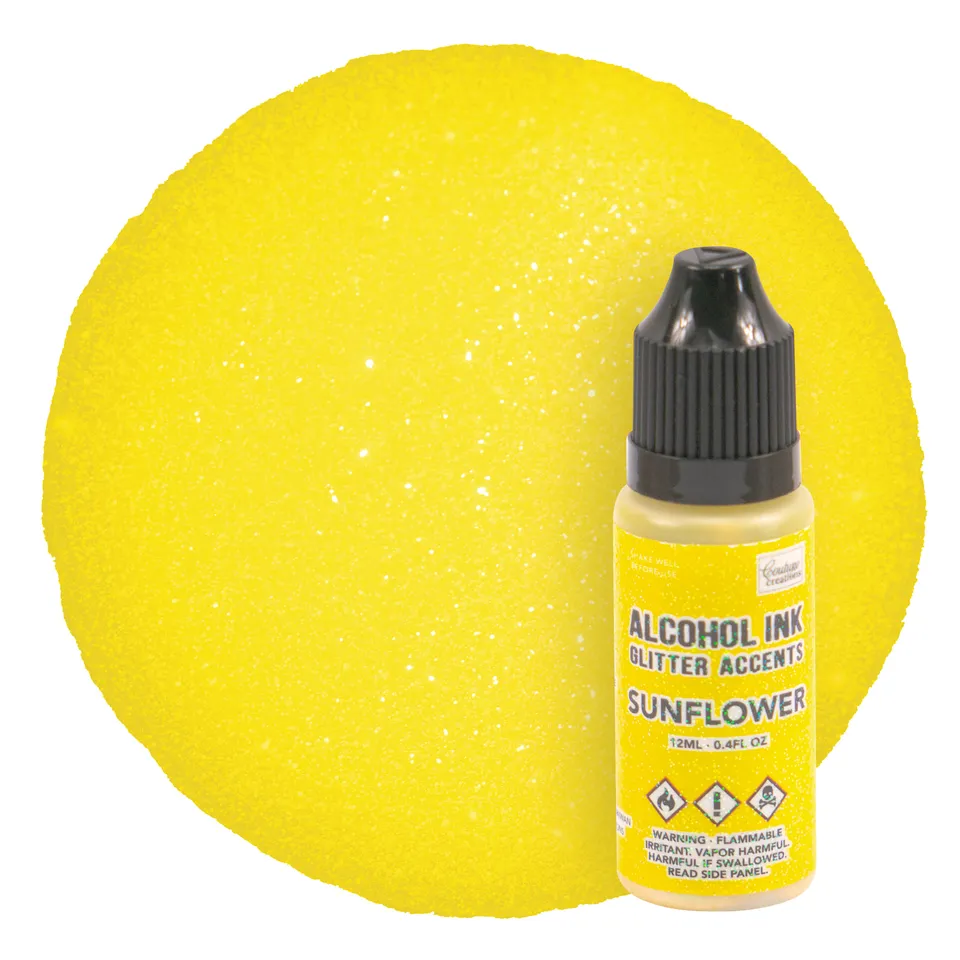 Couture Creations Glitter Accents alkoholblekk Sunflower 12 ml