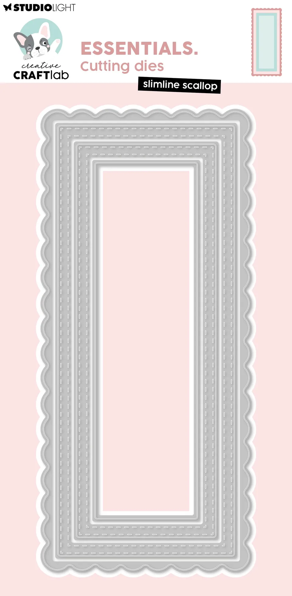 Creative Craftlab Essentials Slimline Scallop dies