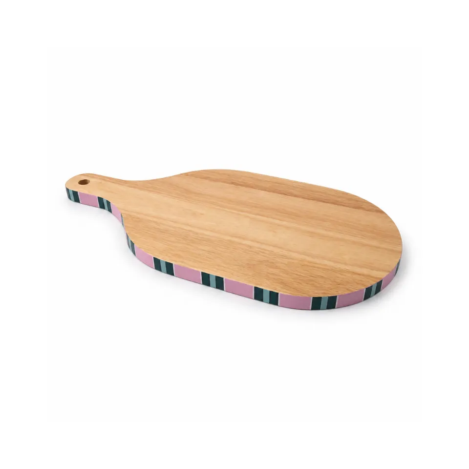K&Co Lagoon serveringsfat tre Pink Stripe