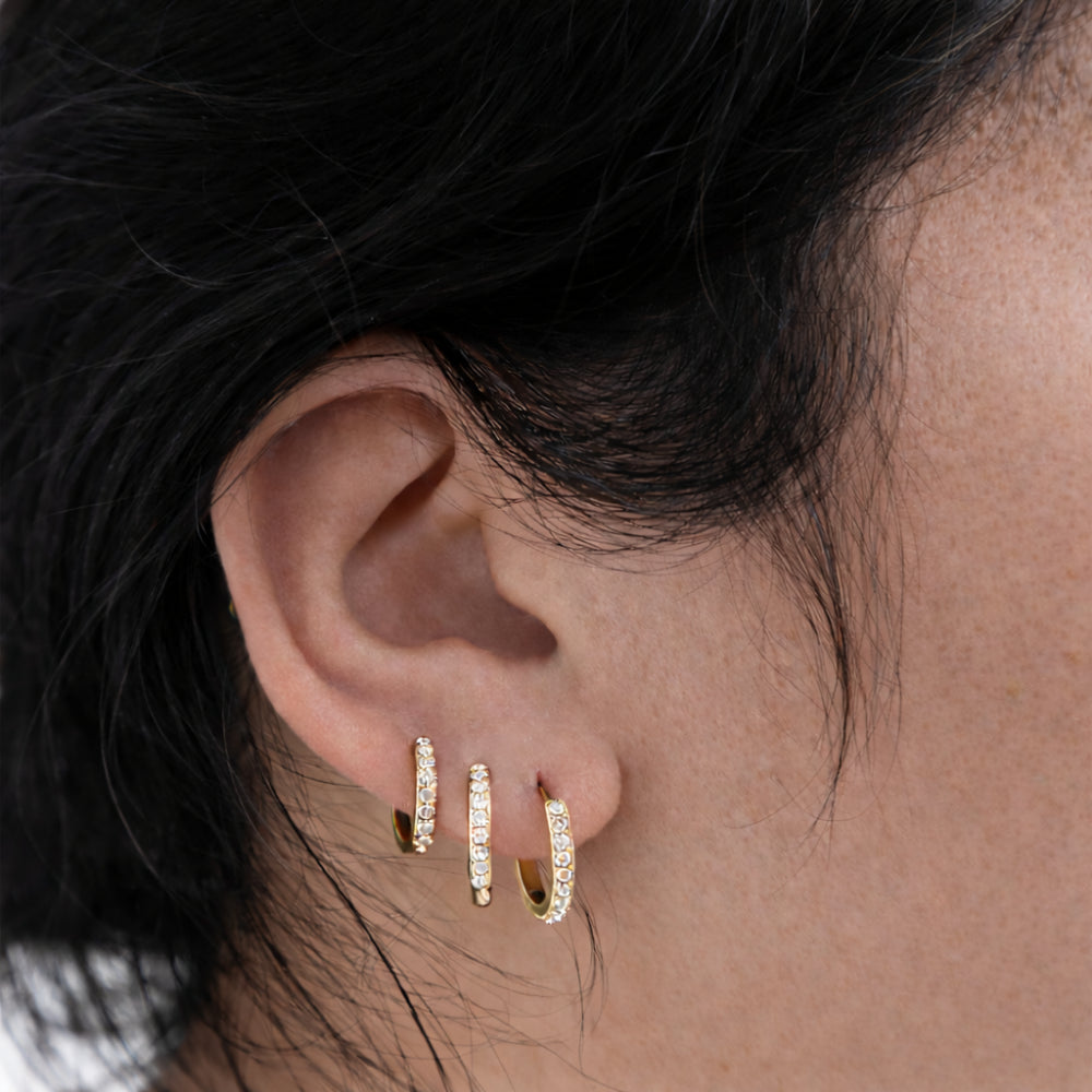 K&Co Signature Jewellery Belle øredobber roségull