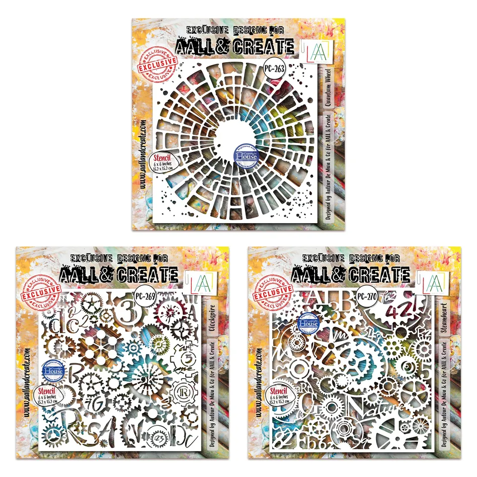AALL & Create Autour de Mwa Steamheart Field sjablong bundle