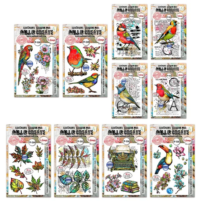 Aall and Create Autour Mwa Hearted Nature stempelbundle 10