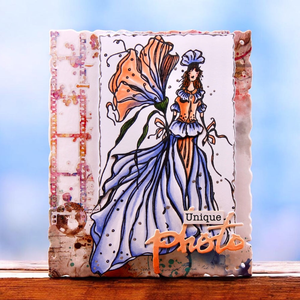 AALL & Create TP-1403 The Whispering Dress stempelsett A6