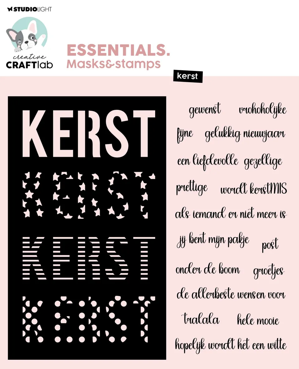 Creative Craftlab Essentials maske stempler jul