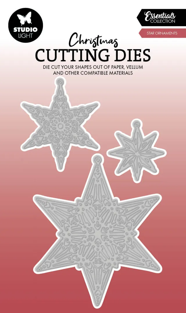 Studio Light Essentials Star Ornaments dies julestjerner