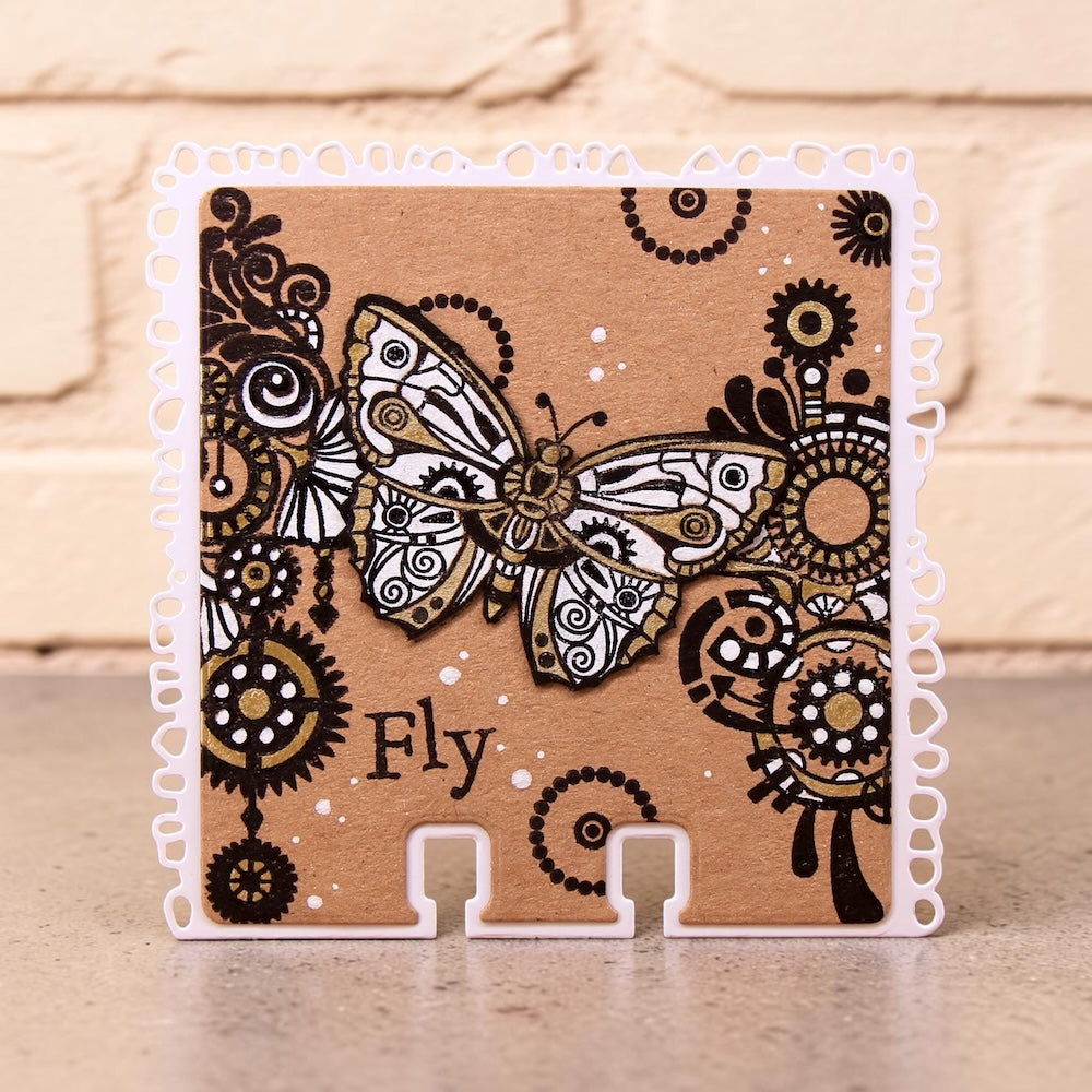 AALL & Create TP-1461 Frise Pendentifs stempelsett A6 bord