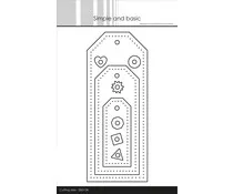 Simple and Basic Long Rustic Tag dies tagger
