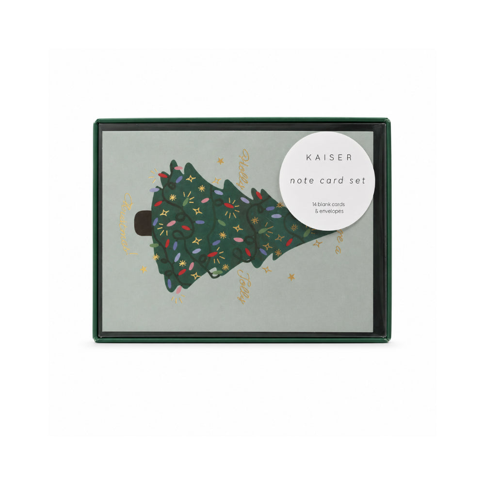 KaiserCraft Christmas Notecard Set julekort Holly Jolly 14-pk
