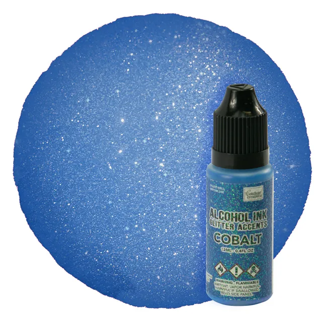 Couture Creations Glitter Accents Cobalt alkoholblekk 12 ml