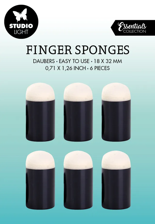 Studio Light Essentials Daubers fingertupp svamper 32 mm