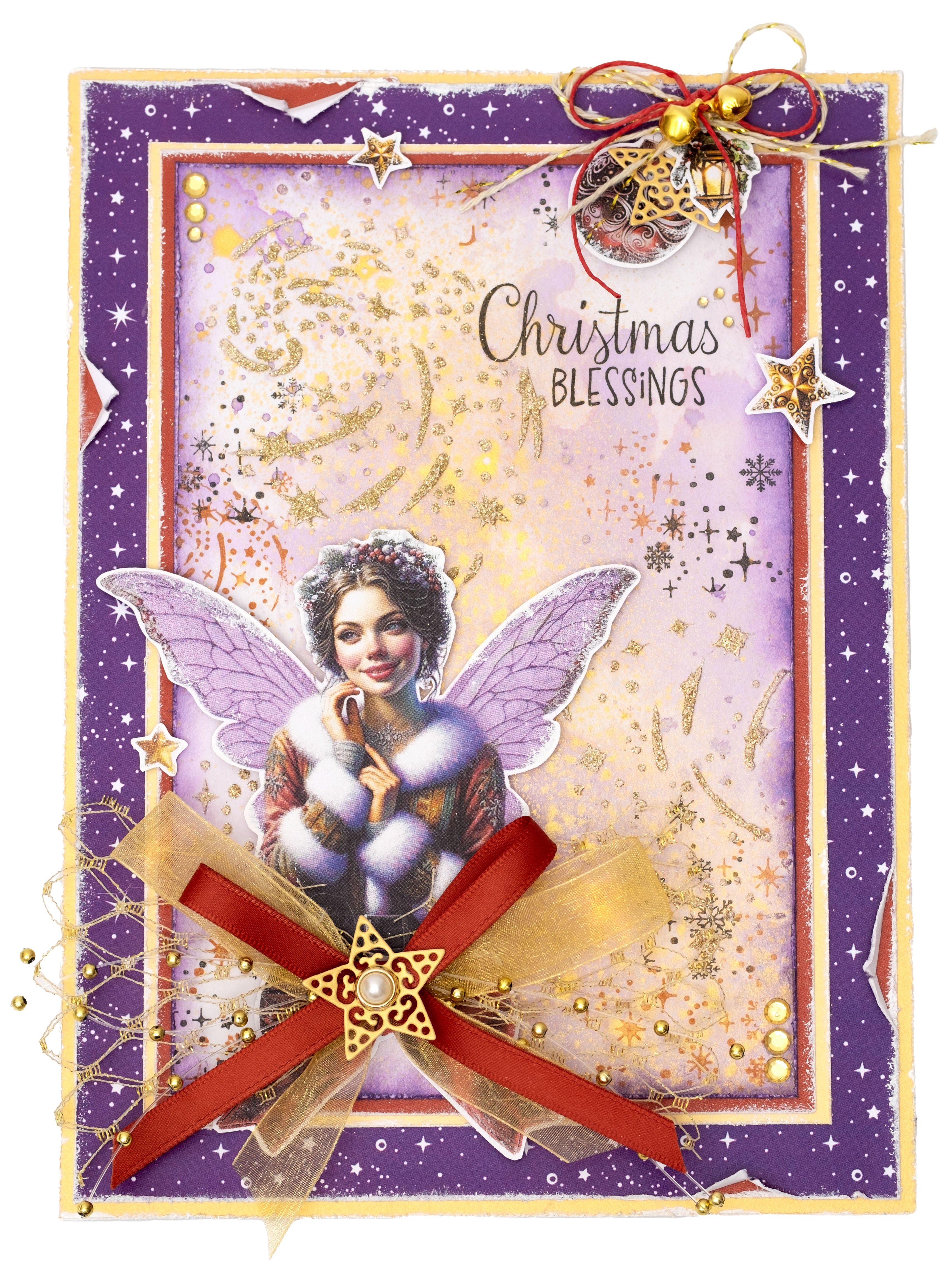 Studio Light Essentials Fairy Christmas diecut papirblokk 20 ark