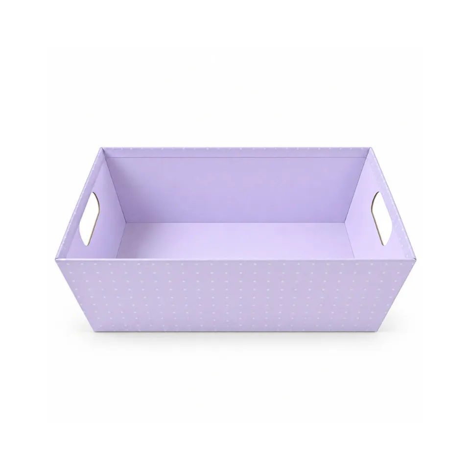 KaiserCraft Candy Series Large gaveeske lilla DIY hamper