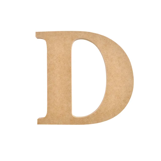 KaiserCraft BTP Medium Letter D trebokstav 6 cm MDF