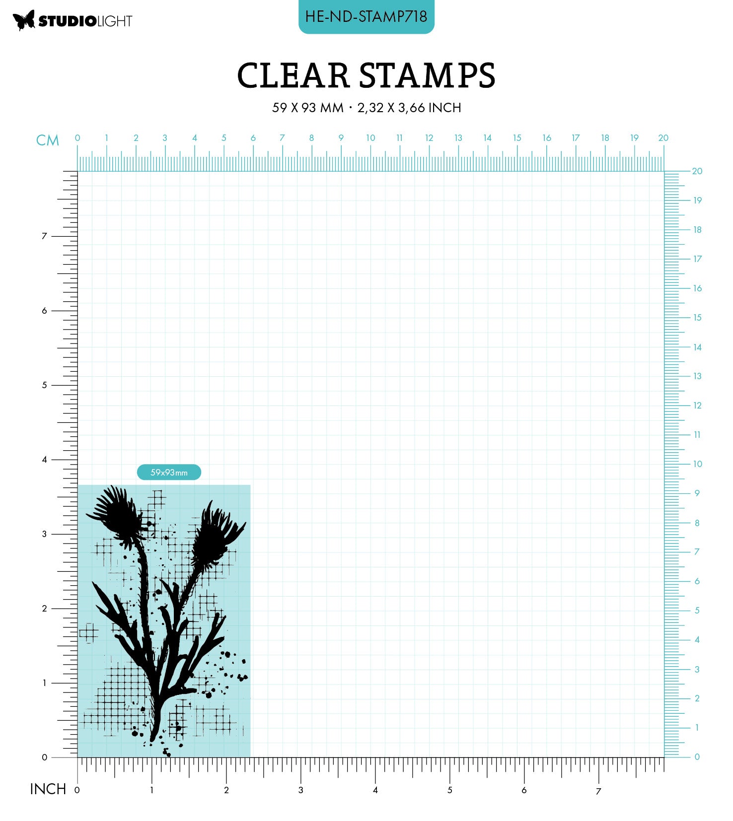 Hazel Eaton Nature's Dream 2 clear stamp Silhouette