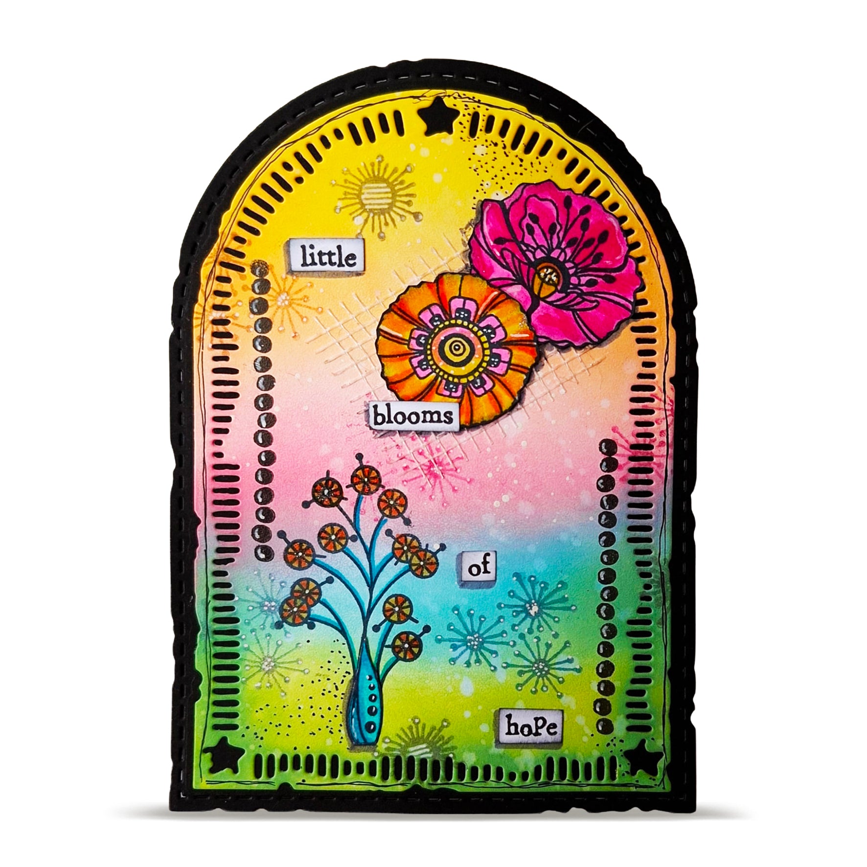 AALL & Create TP-1477 Funny Coquelicots stempelsett A6