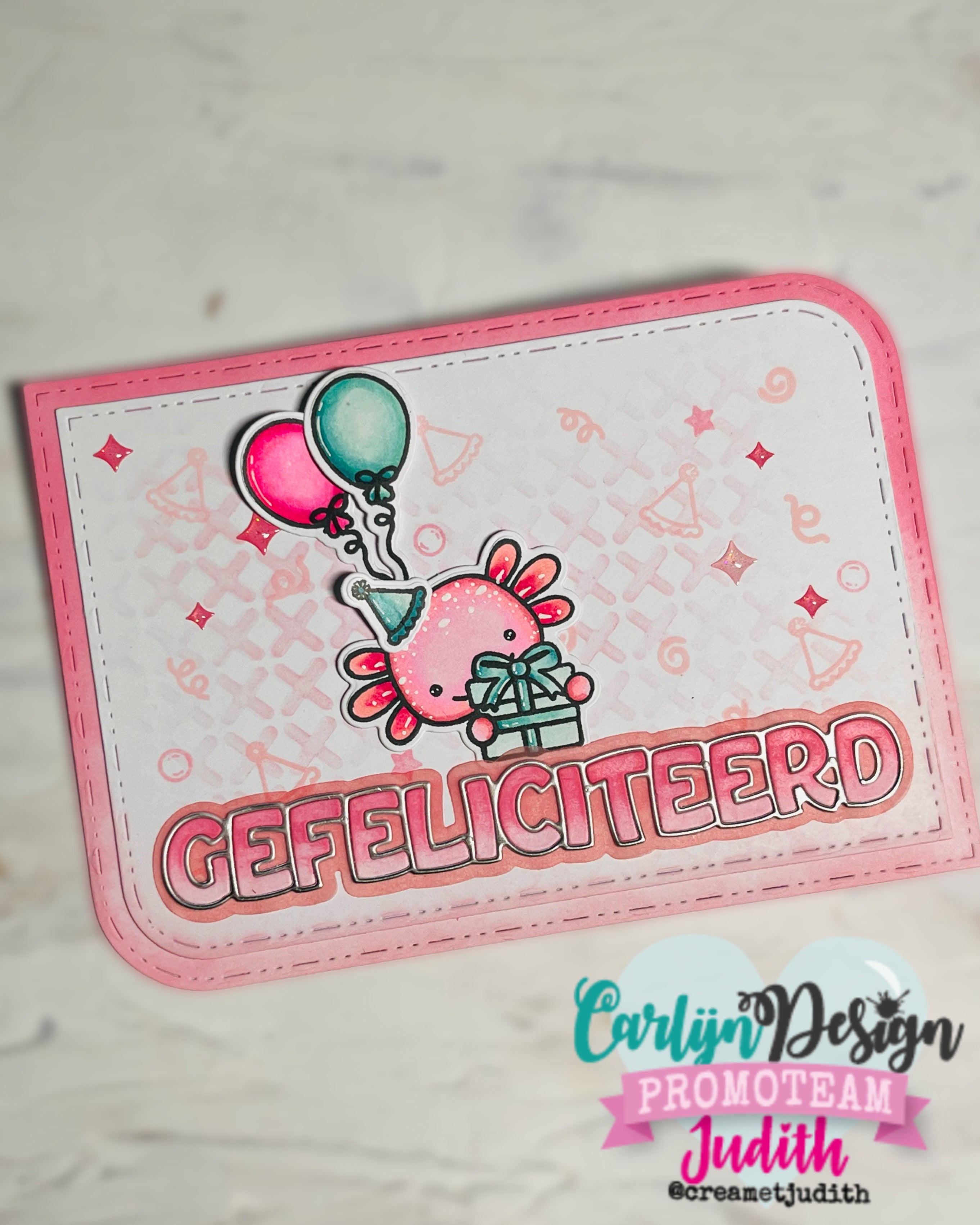 CarlijnDesign Outline CDSN-0359 dies bursdagstekster