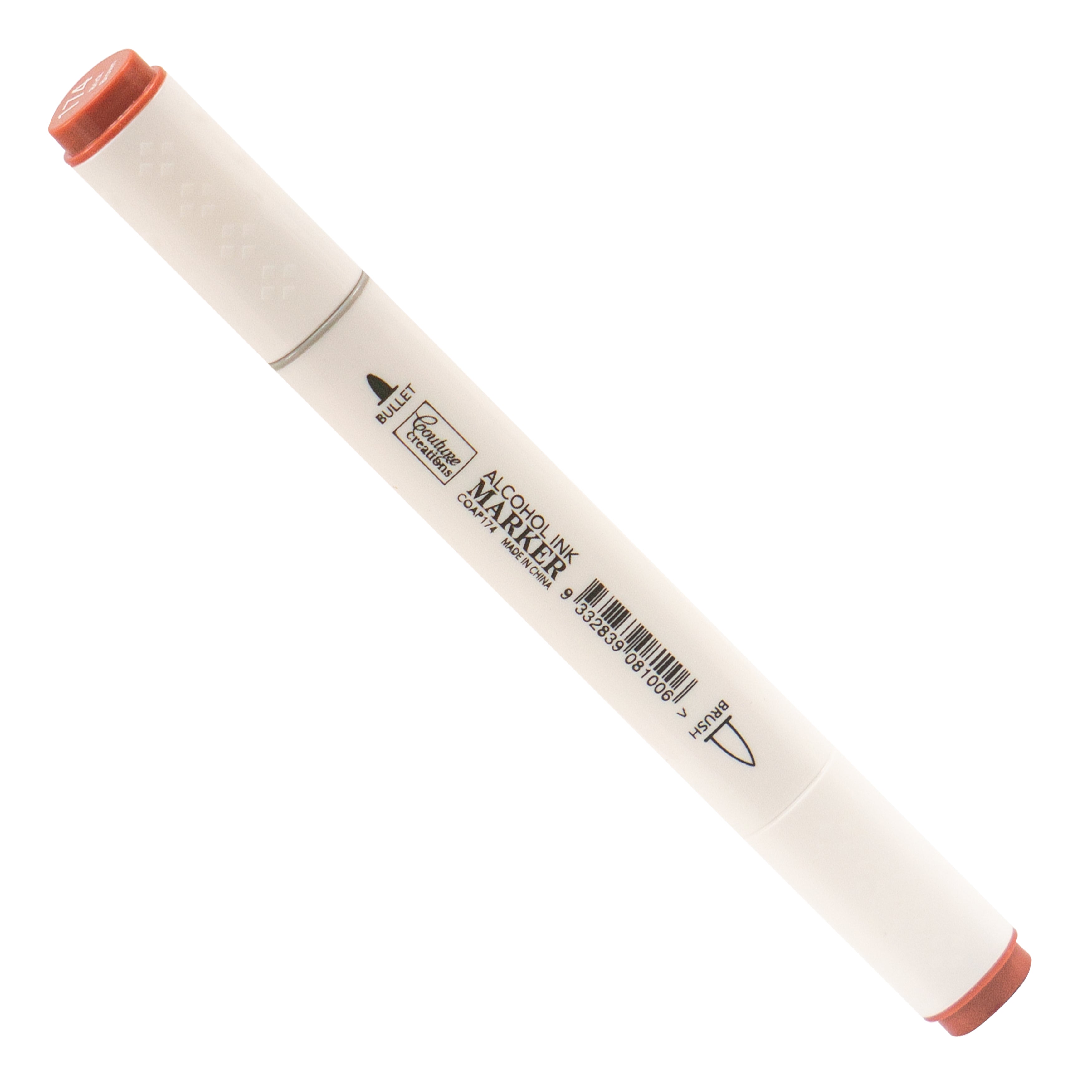 Couture Creations Twin Tip Brick Brown alkoholmarker dobbel tupp permanent