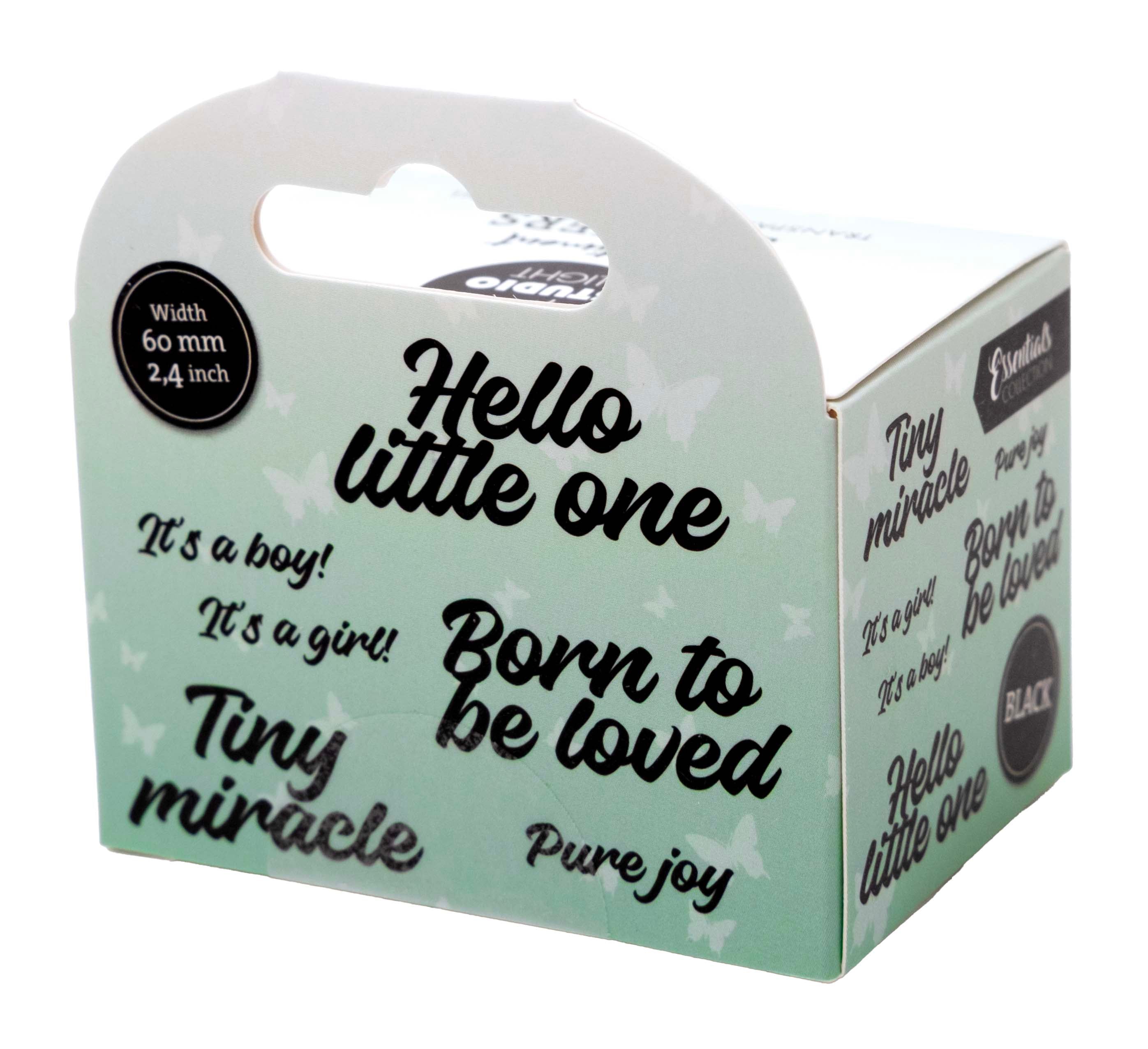 Studio Light Essentials Tiny miracle klistremerker sort 5 m