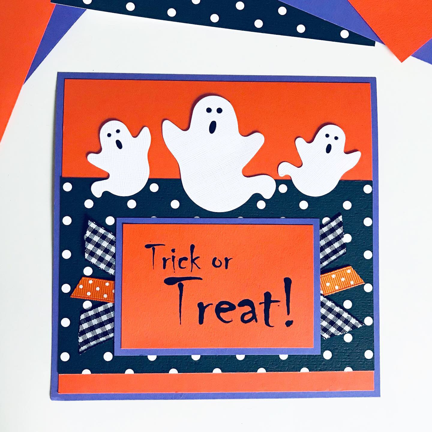 Papirglede Trick or treat digitalt stempel halloween