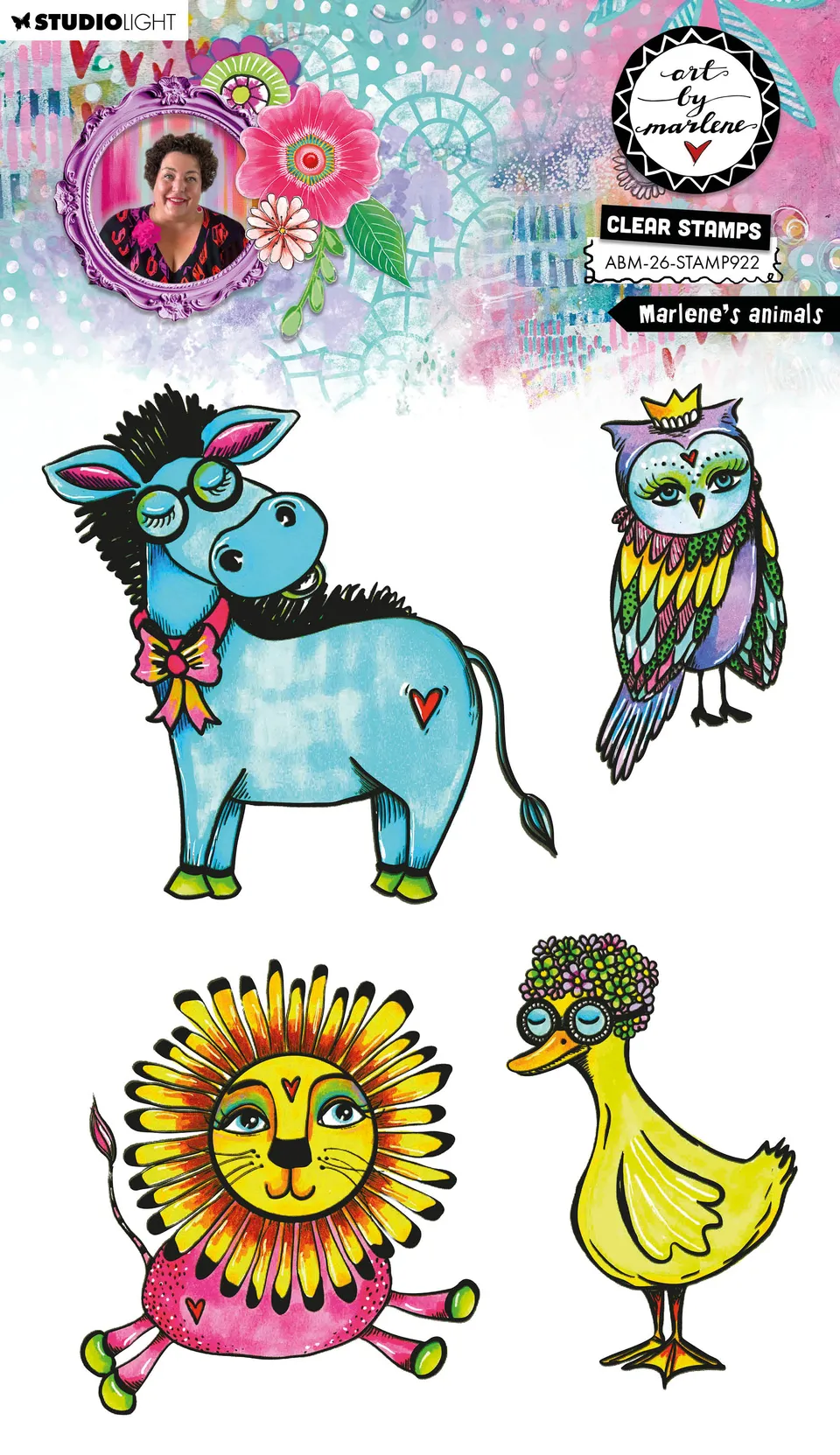 Art by Marlene 2026 Marlene's Animals stempel dyr