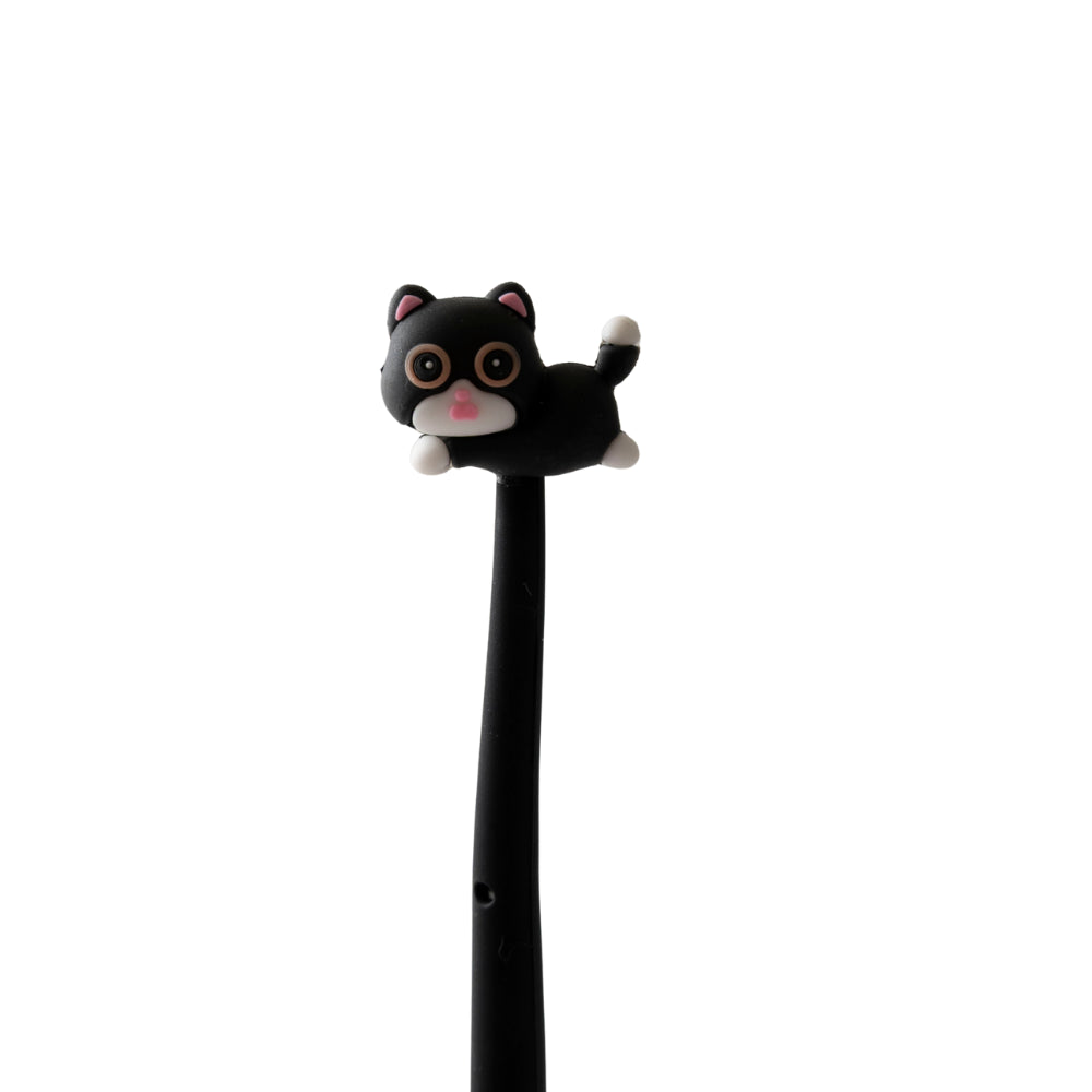 KaiserCraft Creative Club Bendy Cat penn svart katt