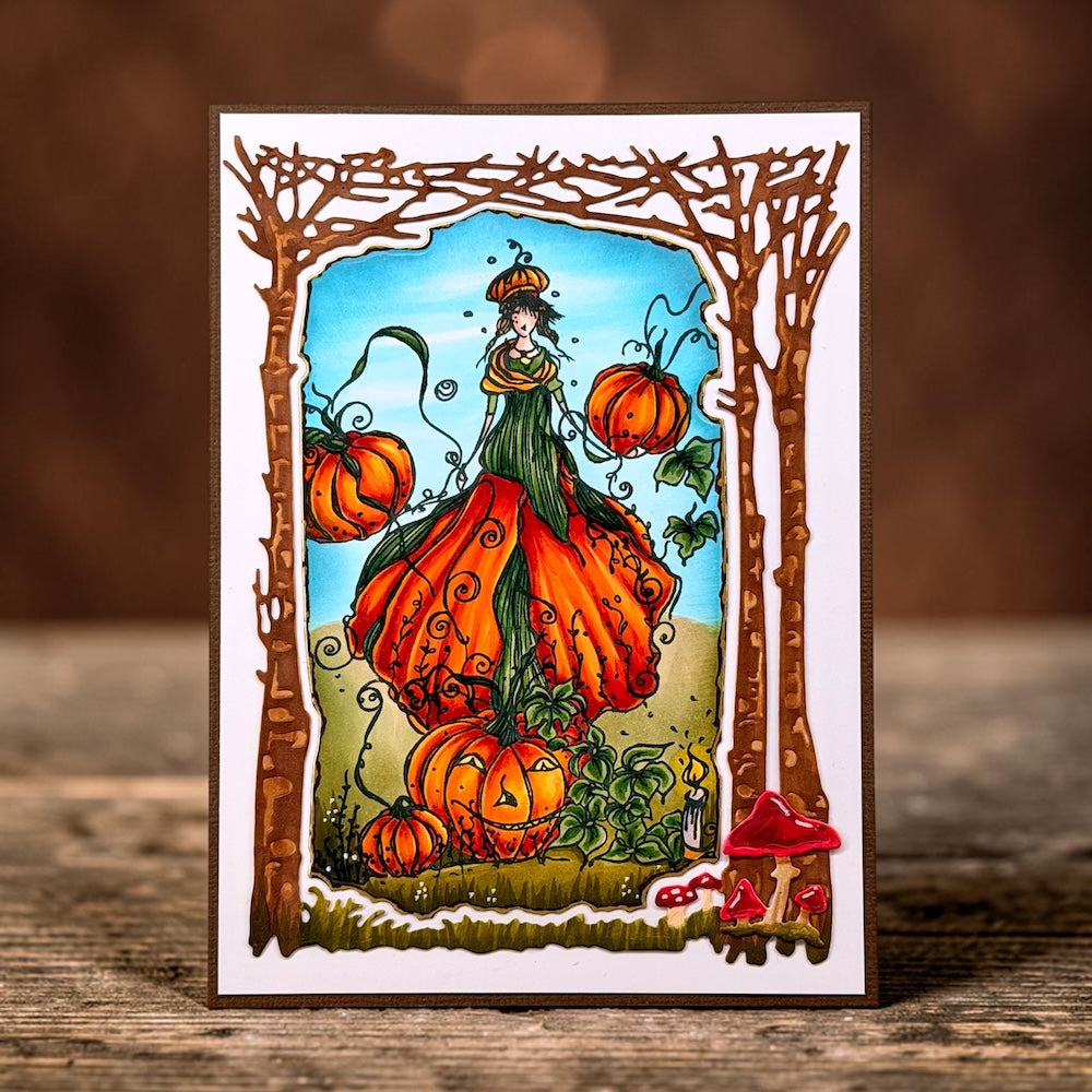 Aall and Create TP-1486 Gilded Pumpkin Fairy stempelsett A6