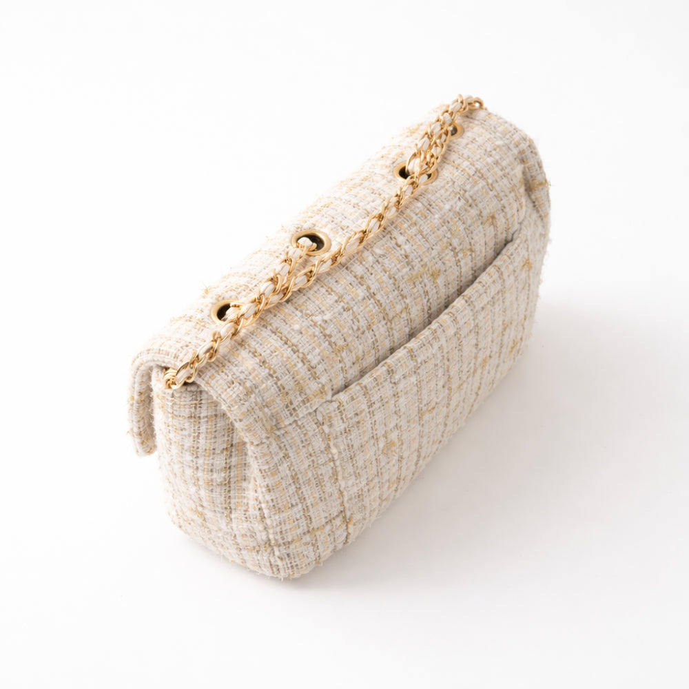 KaiserCraft Petal Boucle skulderveske beige 25 cm