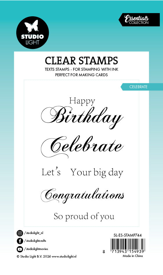 Studio Light Essentials Celebrate stempel