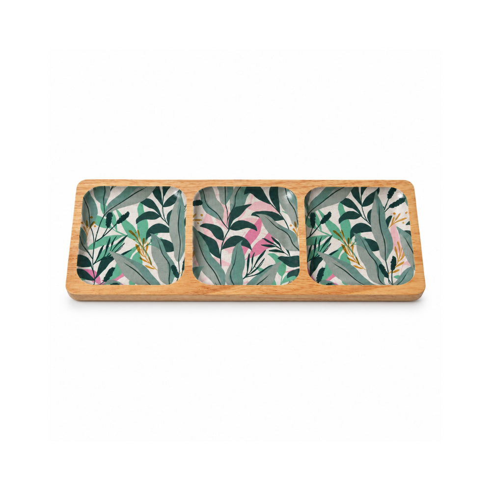 KaiserCraft Lagoon Botanic Leaves serveringsfat tre