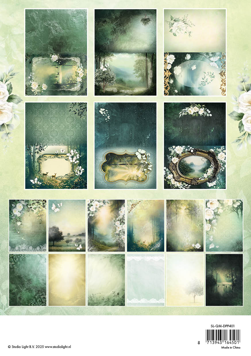Studio Light Quiet Morning Designer papirblokk A5 36 ark