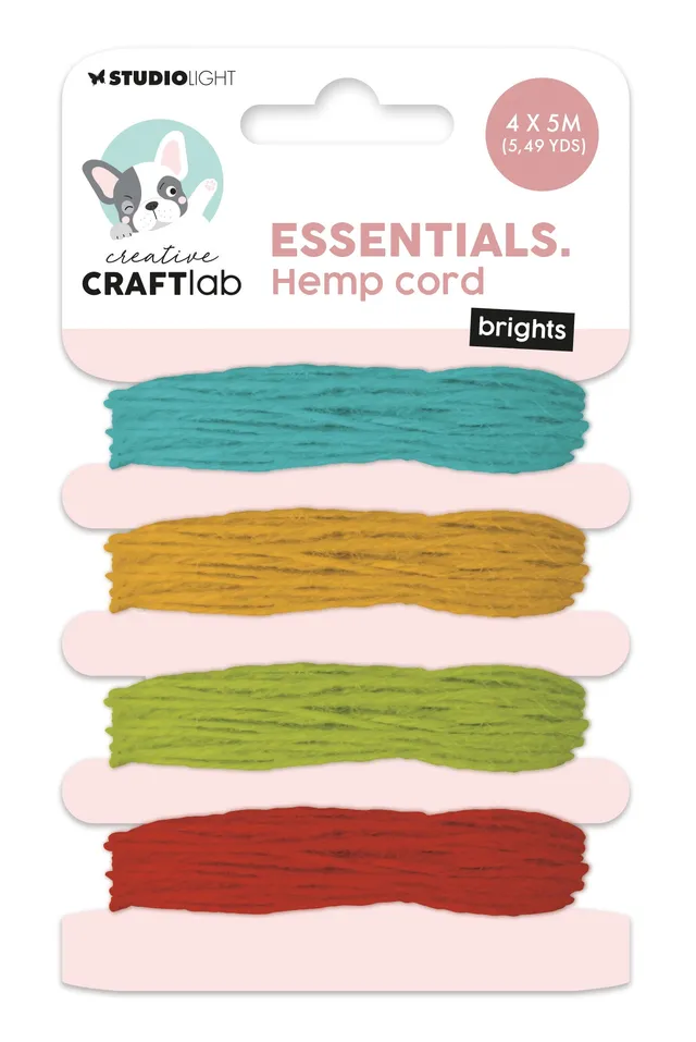 Studio Light Creative Craftlab hamptråd Brights sterke farger