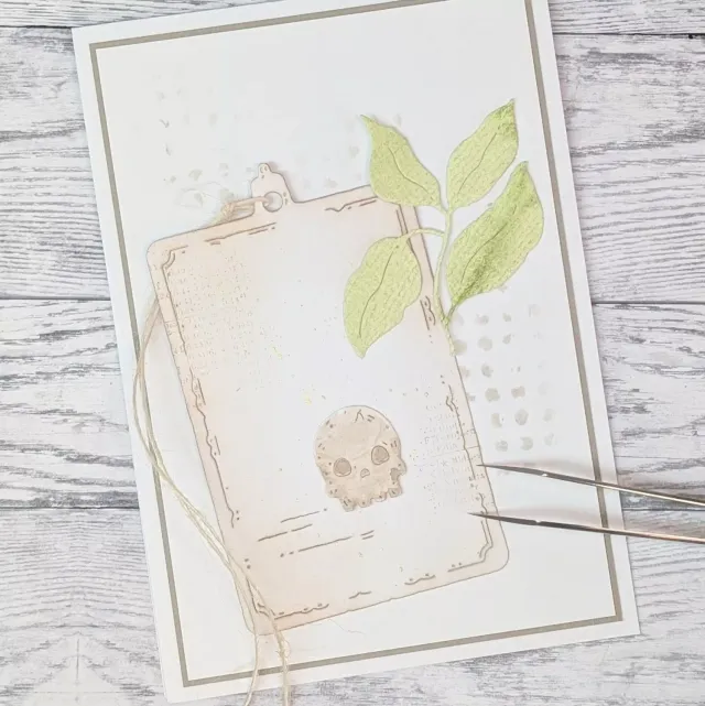 Gummiapan Dødningeskalle stempel 260867