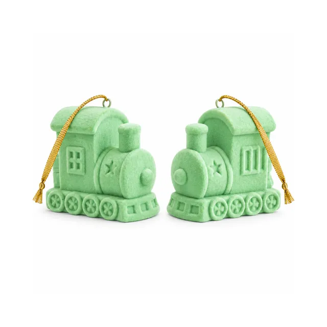 KaiserCraft Holly Days tog juletrepynt 2-pk grønn
