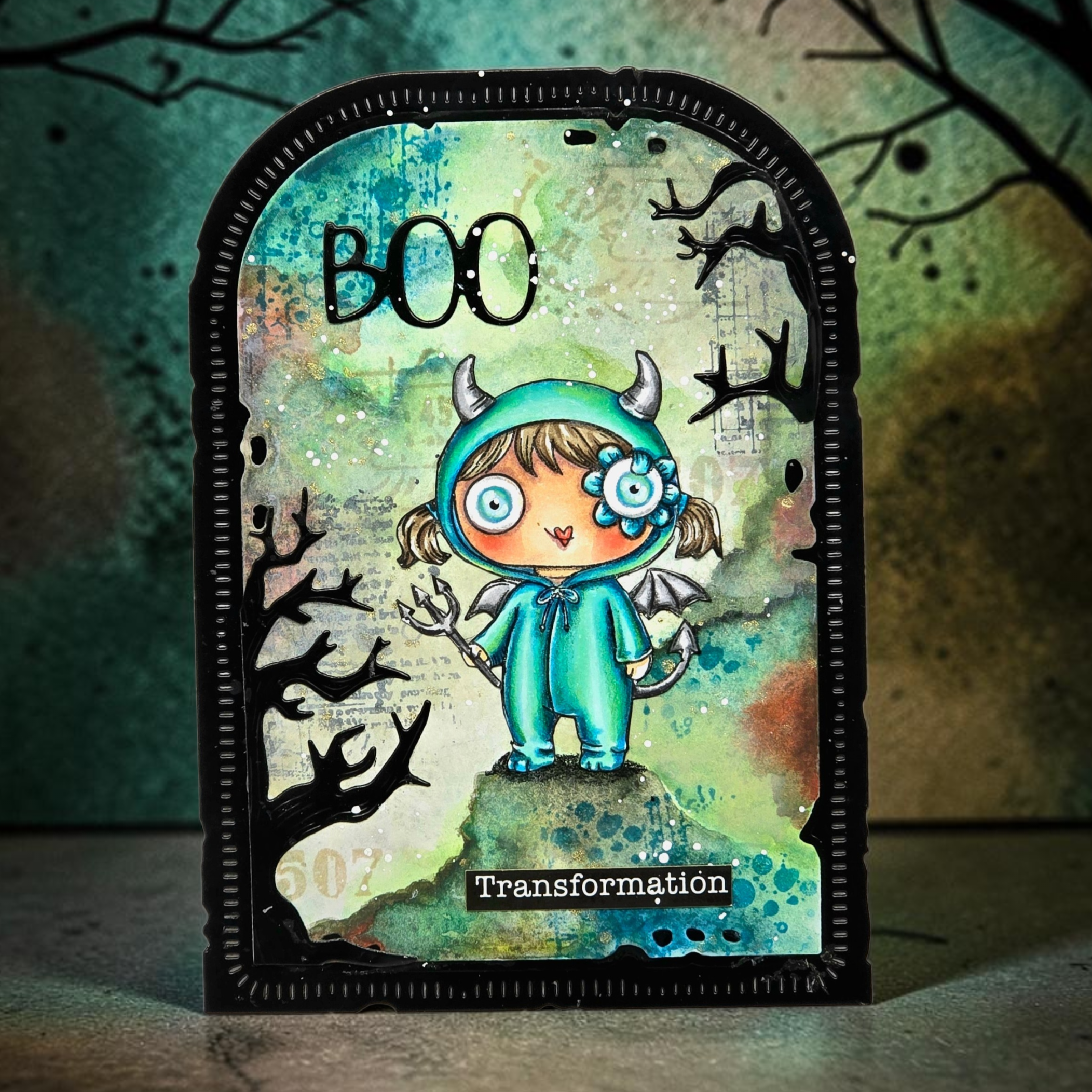 AALL & Create TP-1420 Lil Boo stempelsett A7 halloween