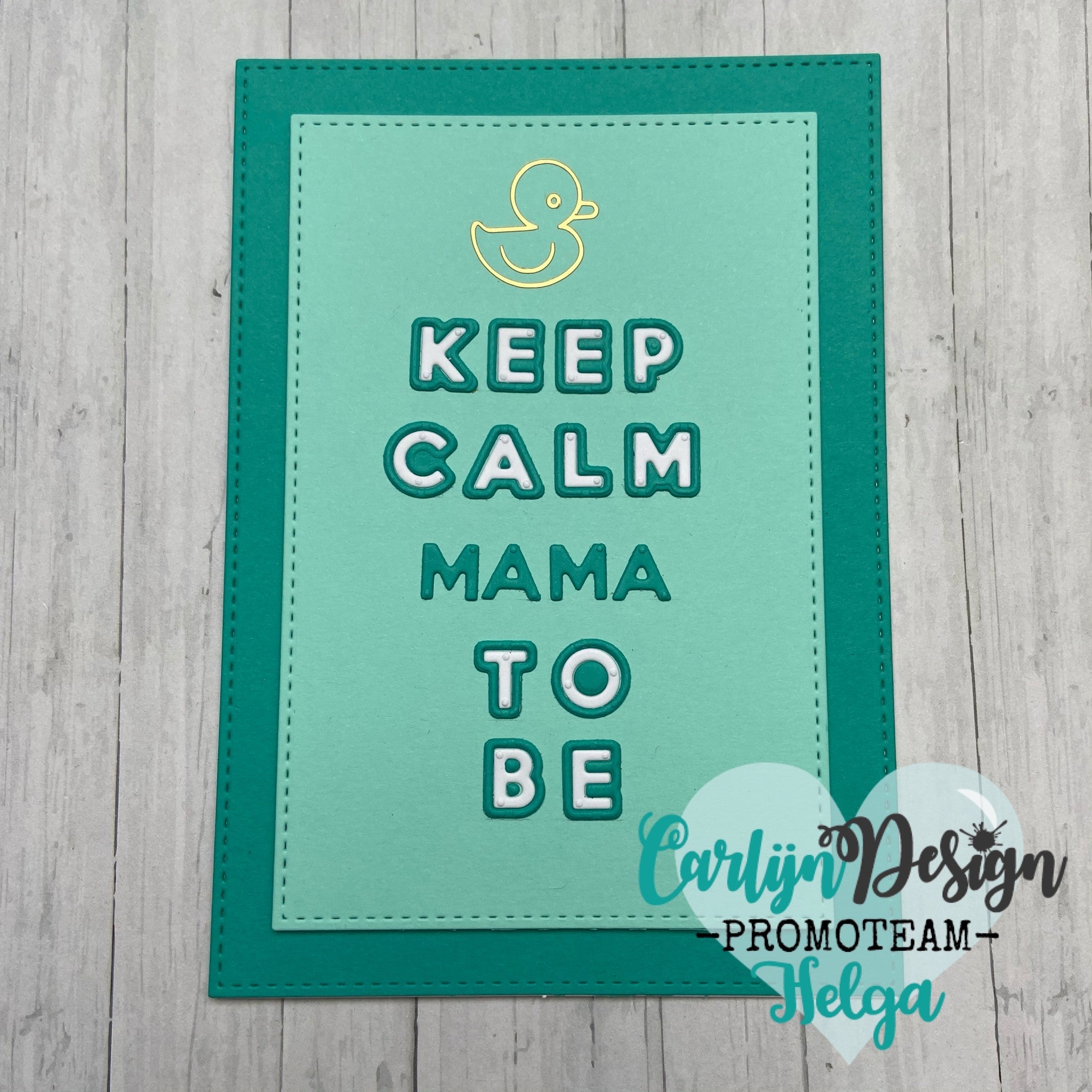 CarlijnDesign CDSN-0106A alfabet dies Blijf Kalm 0,9cm
