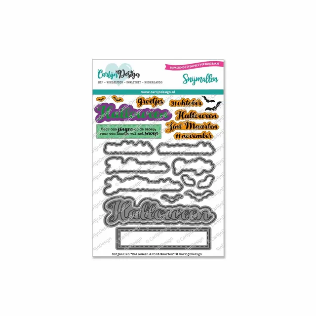CarlijnDesign Halloween CDSN-0024 dies tekst motiv
