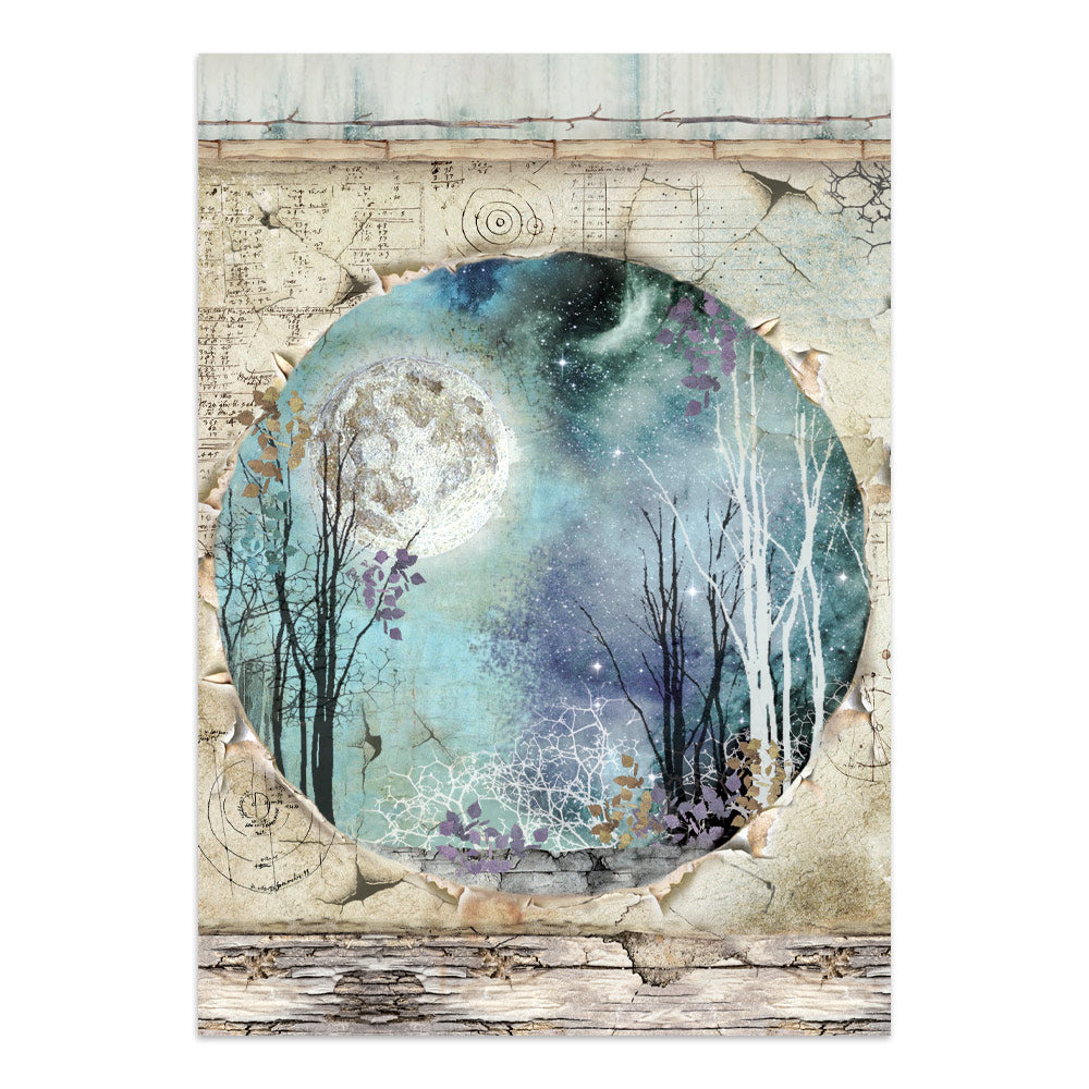 Stamperia Cosmos Junk Journal focus points A5
